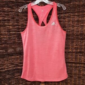 Adidas Tank Women's XS Pink Climalite Sleeveless Top Racerback Workout Shirt Gym